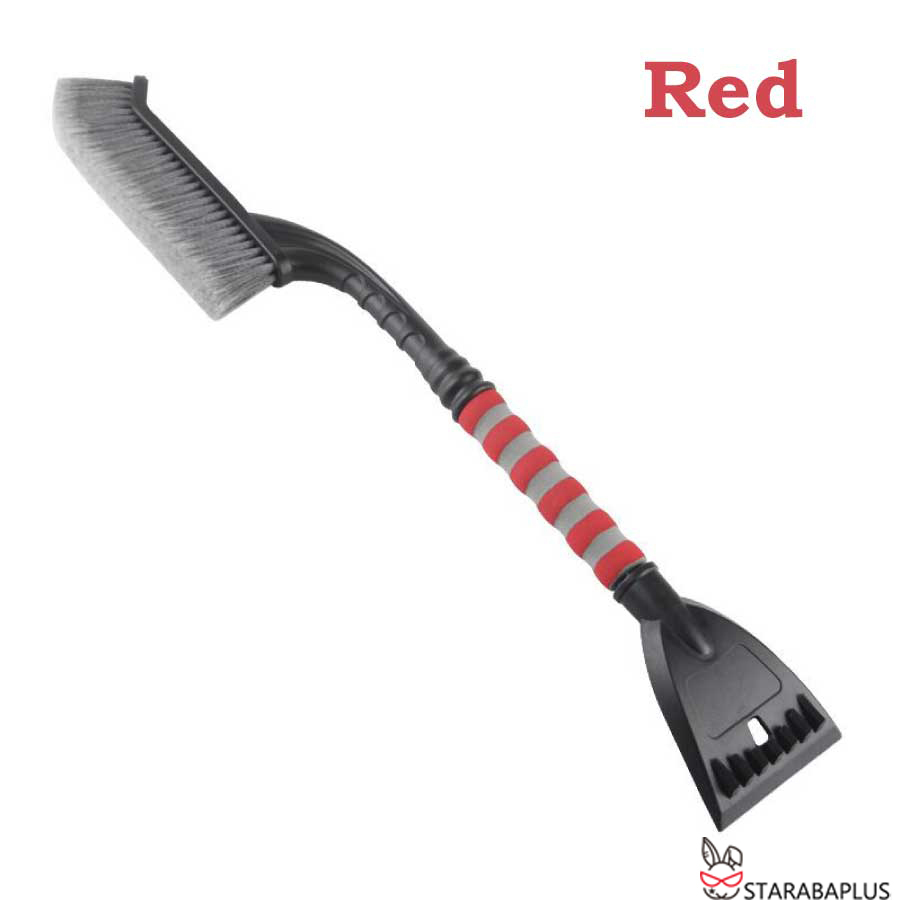 車用 スノーブラシ スノースクレーパー 除雪ブラシ 2in1 除雪 除霜作業 車用 霜取り 雪対策 持ち運び 便利 軽量 全長66cm 父の日 送料無料 |  | 01