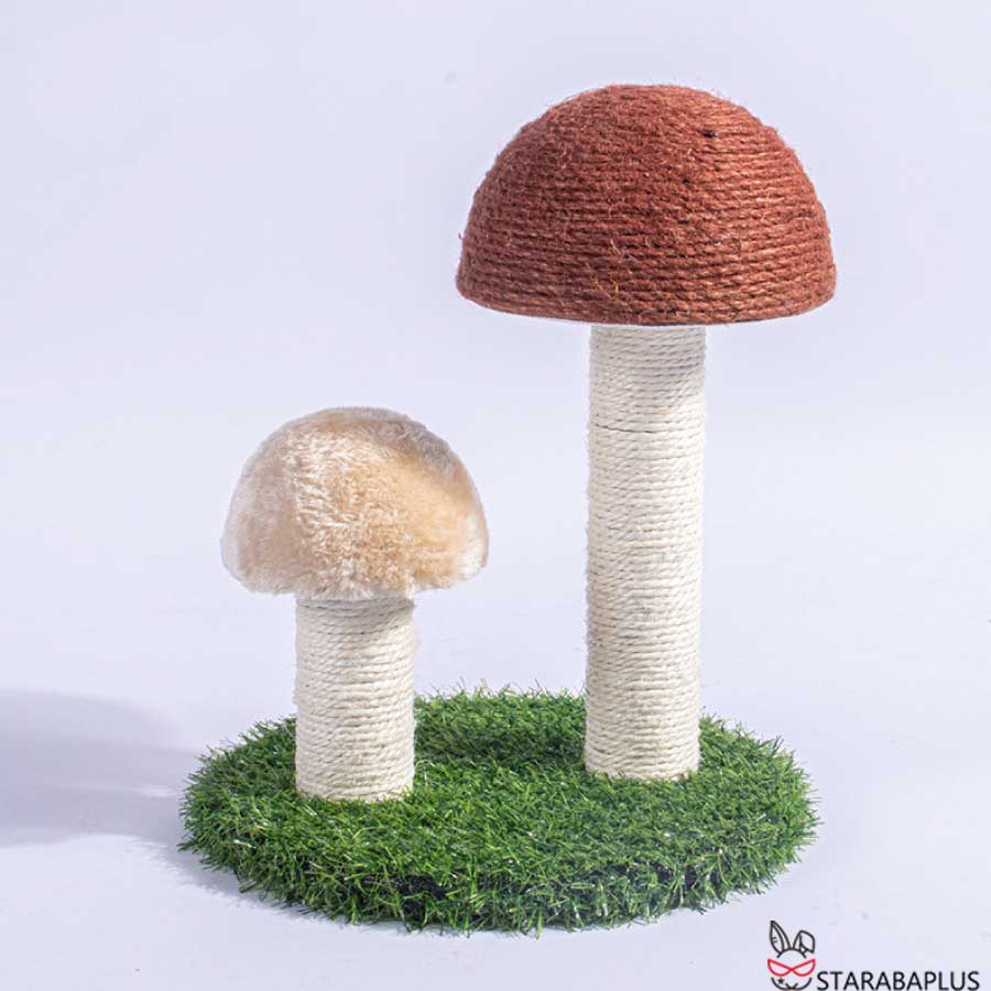 かわいい 猫用爪とぎ タワー きのこ キノコ キャットタワー インテリア 爪とぎポール ストレス解消 可愛い 送料無料 |  | 02