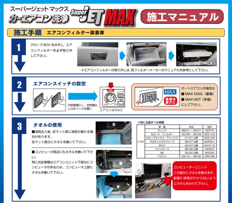 カーエアコン洗浄 SUPER JET MAX スーパージェットマックス SUPERJETMAX 79615  :3-3-300001-JET320:サンデーメカニック - 通販 - Yahoo!ショッピング