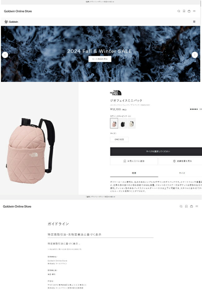 THE NORTH FACE（ザ ノースフェイス） ノースフェイス ジオフェイス