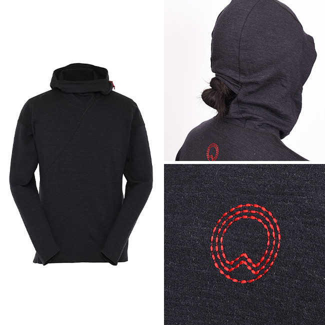 AXESQUIN（アクシーズクイン） 凌 シノギ ニンジャフーディー ユニ