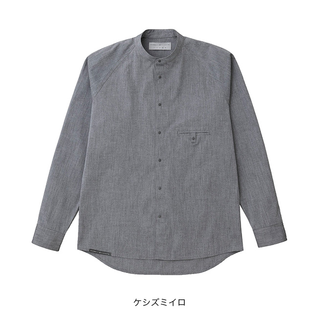 ARC'TERYX - AXESQUIN　アクシーズクイン　ダンガリーのバンドカラーシャツ AXESQUIN ELEMENTS アクシーズクインエレメンツ ダンガリーの