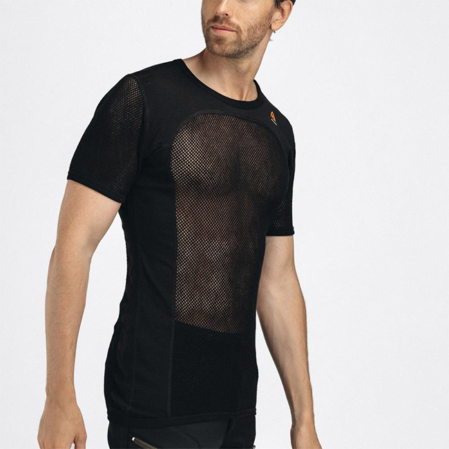 ACLIMA アクリマ ウールネットTシャツ メンズ 101637-123 アンダー