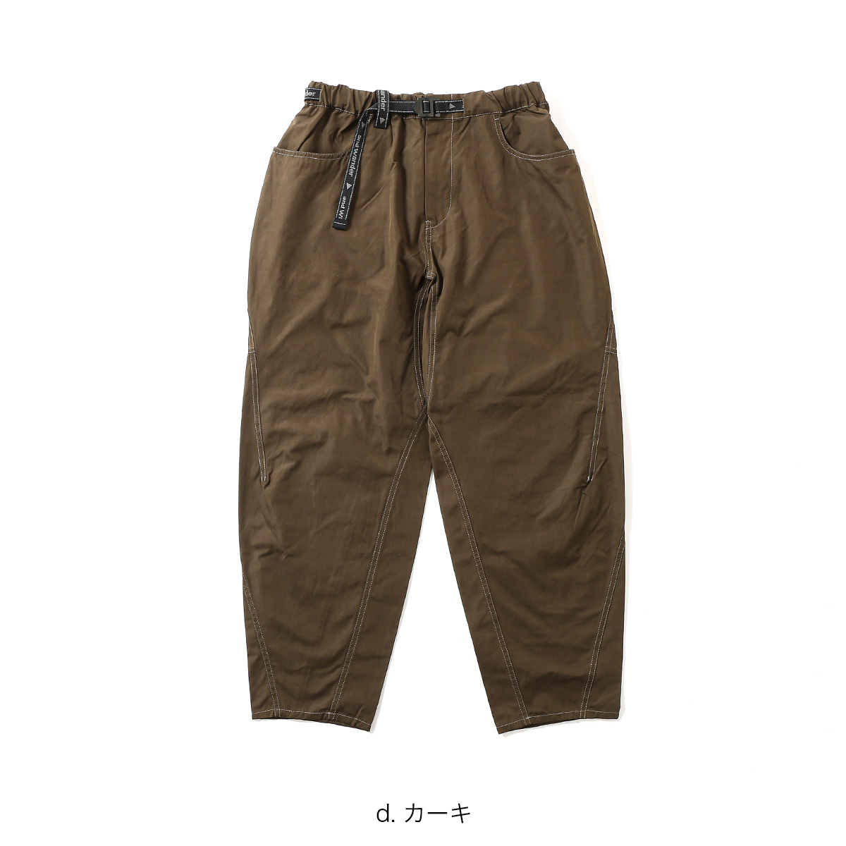 and wander（アンドワンダー） ハイカウントクロスワイドパンツ