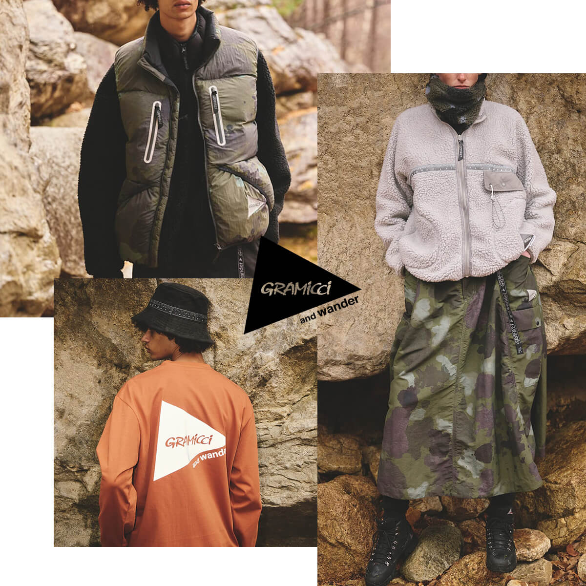 and wander（アンドワンダー） GRAMICCI×and wander グラミチ×アンド