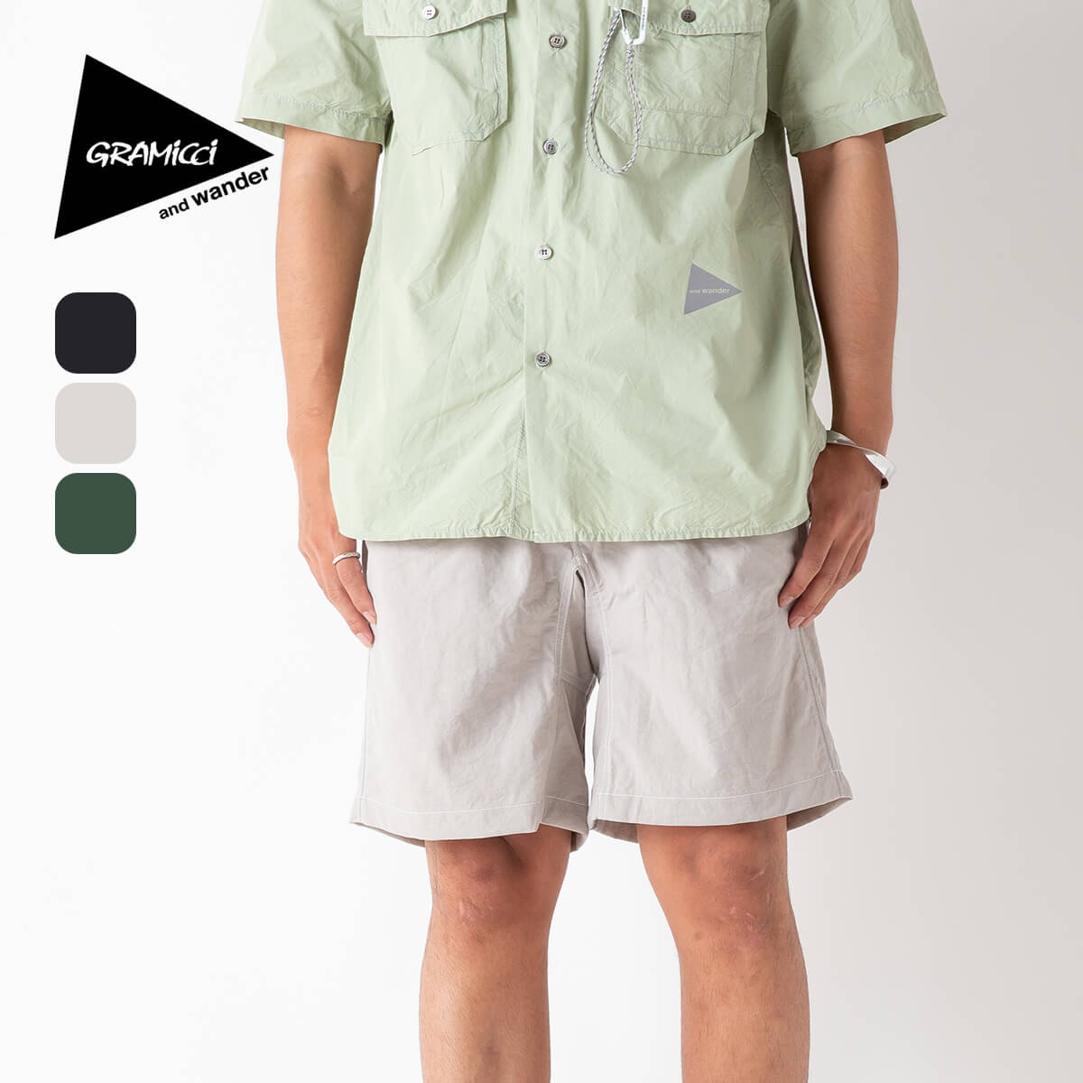 and wander（アンドワンダー） GRAMICCI×and wander グラミチ×アンド