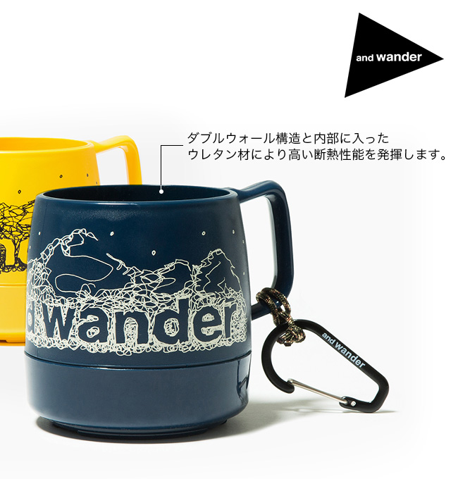 and wander アンドワンダー アンドワンダーダイネックス :a22051:OutdoorStyle サンデーマウンテン - 通販 -  Yahoo!ショッピング