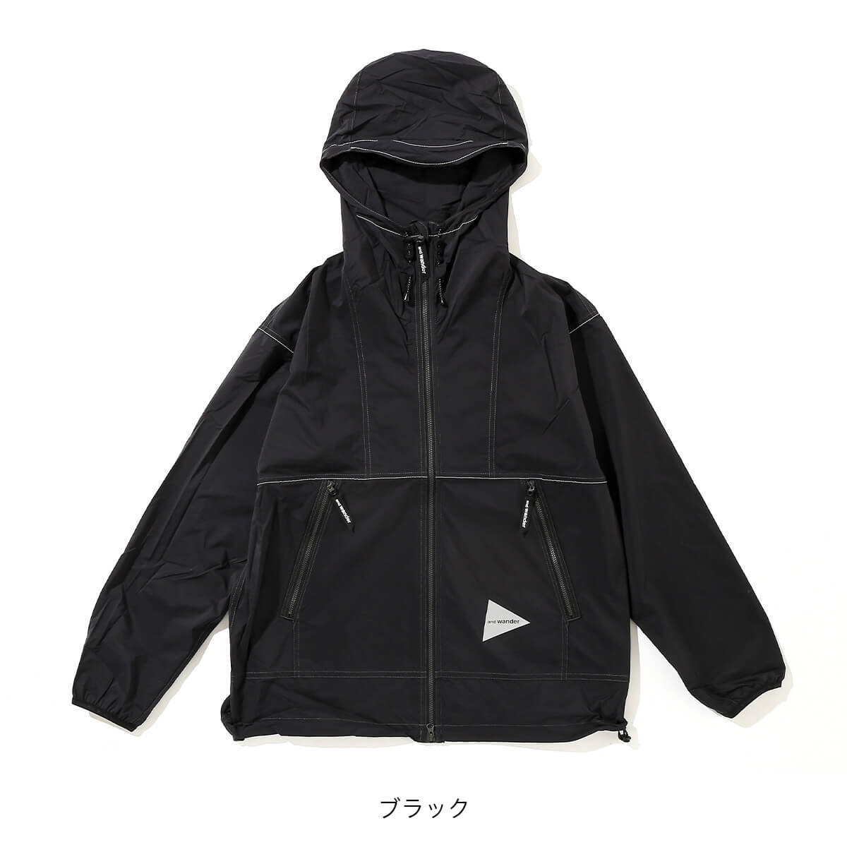 and wander アンドワンダー パーテックスウィンドジャケット