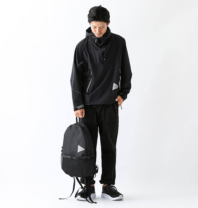 and wander アンドワンダー　ブラック リュック　バックパック and wander（アンドワンダー） / エックスパック40Lバックパック