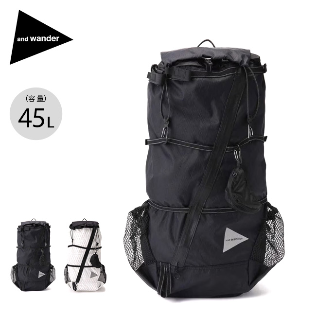 and wander アンドワンダー Xパック 45L バックパック : a22289 : OutdoorStyle サンデーマウンテン - 通販 -  Yahoo!ショッピング