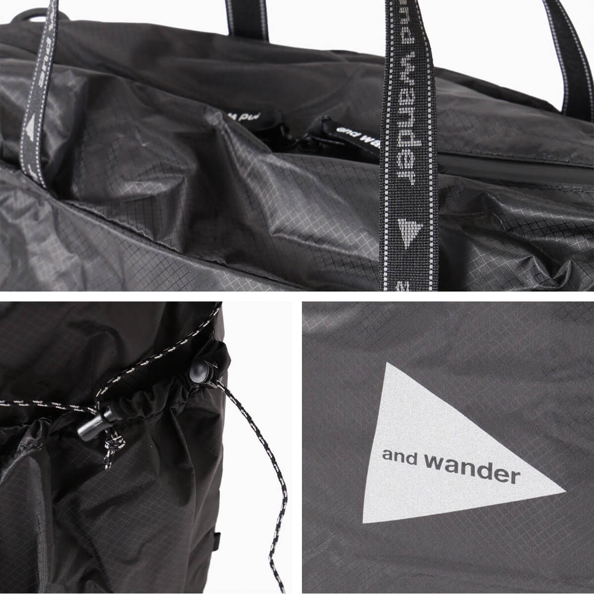 and wander アンドワンダー シルトートバッグ 5745975212 バッグ