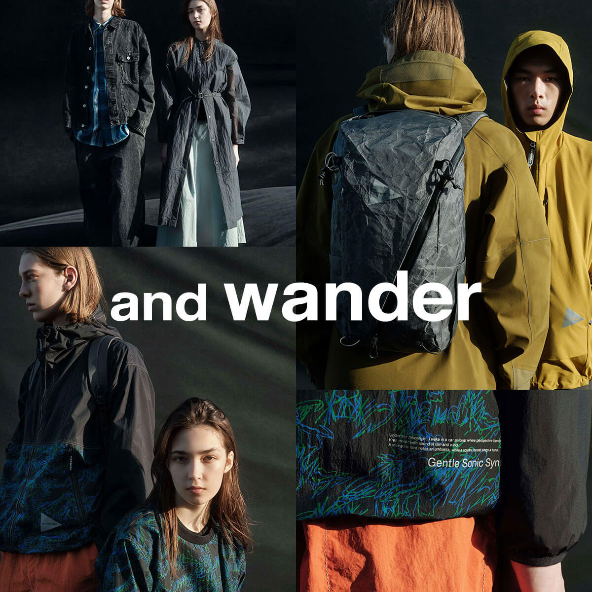and wander（アンドワンダー） 3L ULレインジャケット 5746911002 UL