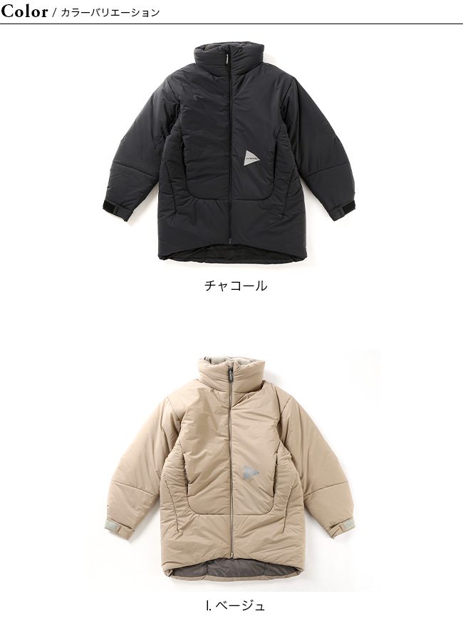 and wander アンドワンダー トップフリースコート ユニセックス and wander アンドワンダー トップフリースコート ユニセックス