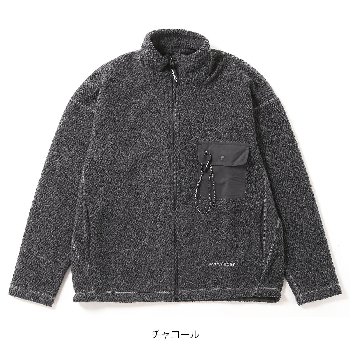 and wander（アンドワンダー） リウールJQスタンドジップ 5745281061