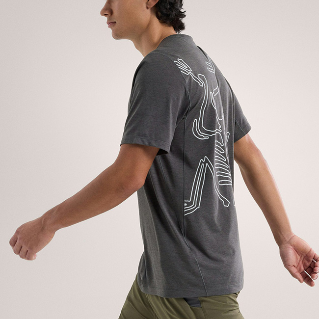 ARC'TERYX（アークテリクス）コーマックポロ Mサイズ 中古・古着通販】ARC'TERYX (アークテリクス) CORMAC POLO SS ネイビー