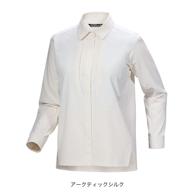 【akiki】有松長袖シャツ　新品未使用品❗️ ARC'TERYX（アークテリクス） シーマシャツLS ウィメンズ シャツ 襟