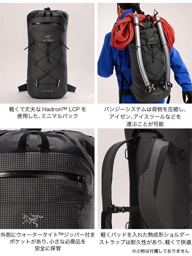 アークテリクス　バック　リュック　熱さまシート ARC'TERYX アークテリクス アルファFL20バックパック