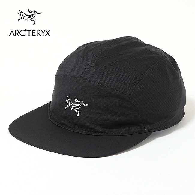 Arc'teryx ブラック 5パネル キャップ カリダム アークテリクス ARC'TERYX カリダム 5 パネル ハット | GLAGH グラフ