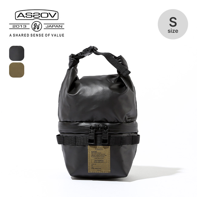 AS2OV（アッソブ） ナイロンポリカ2ルームポーチ 992403 NYLON