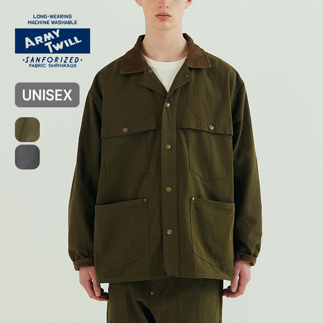 ARMY TWILL アーミーツイル ダックロガージャケット ユニ