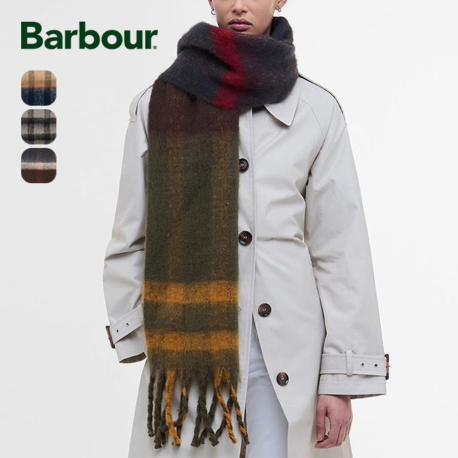 Barbour Isla タータン マフラー　BRW Isla タータン マフラー（3色展開）｜マフラー＆手袋｜アクセサリー