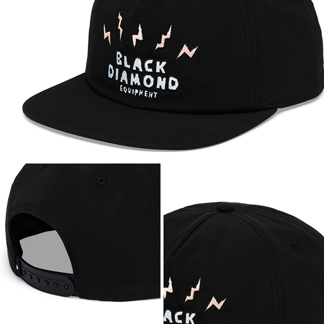 リンカブル キャップ　新作　新品　ブラック×オフ ブラックダイヤモンド Black Diamond シンセティックサーフ