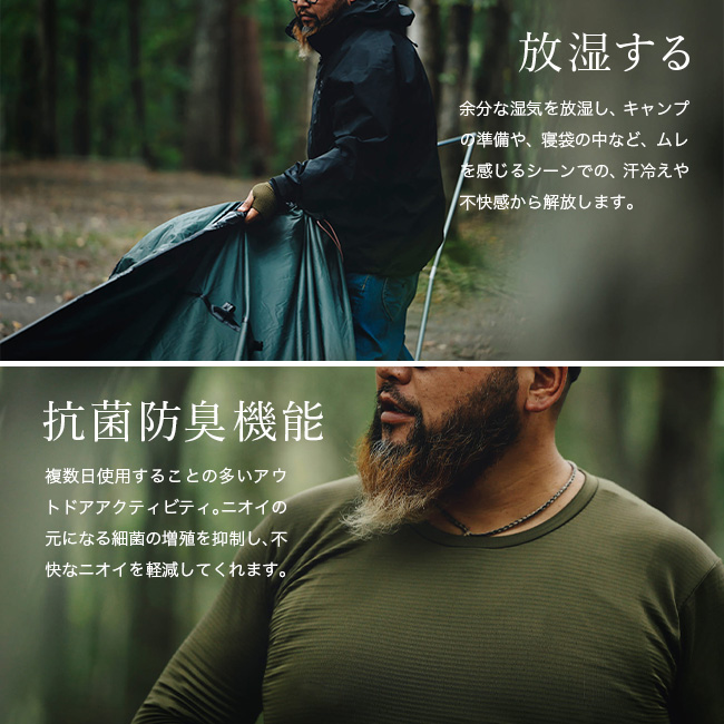 B V D ビー・ブイ・ディー クルーネックサムホール メンズ GR092 Crew