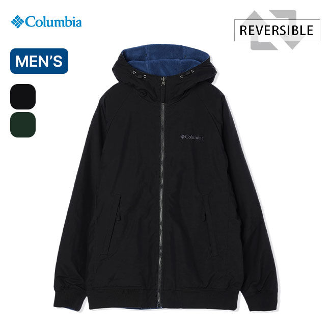 Columbia コロンビア ムースキャナルリバーシブルジャケット メンズ PM1586 アウター フーデッドジャケット リラックスフィット