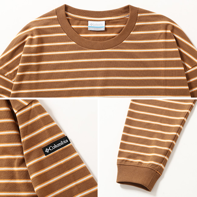 Columbia コロンビア ロストブルックロングスリーブボーダーT
