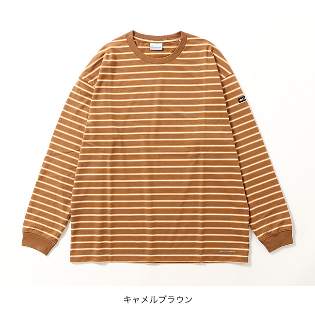 Columbia コロンビア ロストブルックロングスリーブボーダーTシャツ