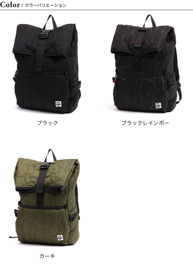 【未使用】CHUMS チャムス ブービーステッチロールトップバックパック CHUMS チャムス ブービーステッチロールトップバックパック