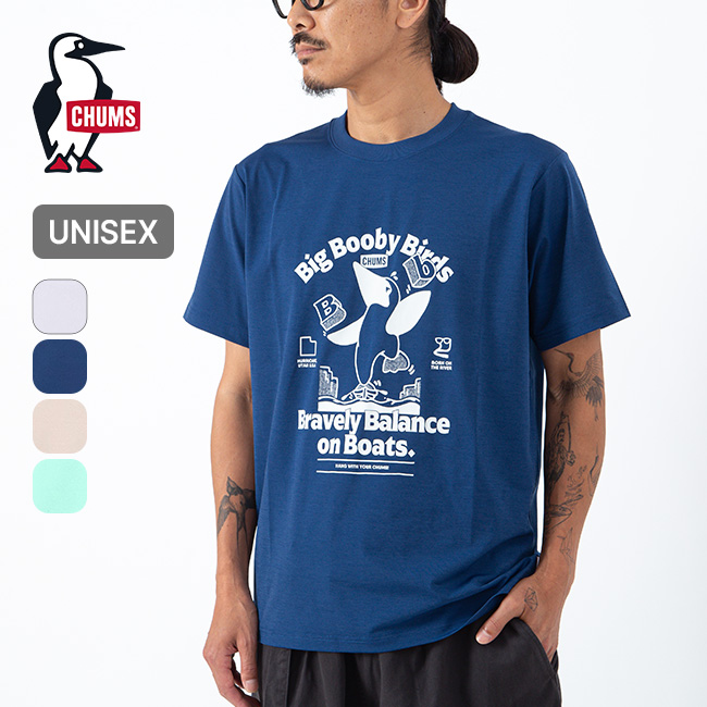 CHUMS（チャムス） ドライブービーフォニックTシャツ Dry Booby