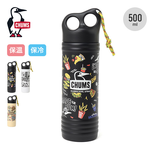 CHUMS（チャムス） キャンパーウェーブボトル500ml パターン Camper