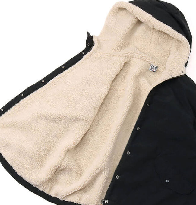 ★【極美品】【CHUMS 】チャムス　ブラックボアジャケットAライン サイズM CHUMS チャムス Aラインボアジャケット : OutdoorStyle サンデー