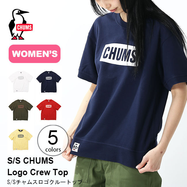 イヤードも CHUMS チャムス S/Sチャムスロゴクルートップ OutdoorStyle