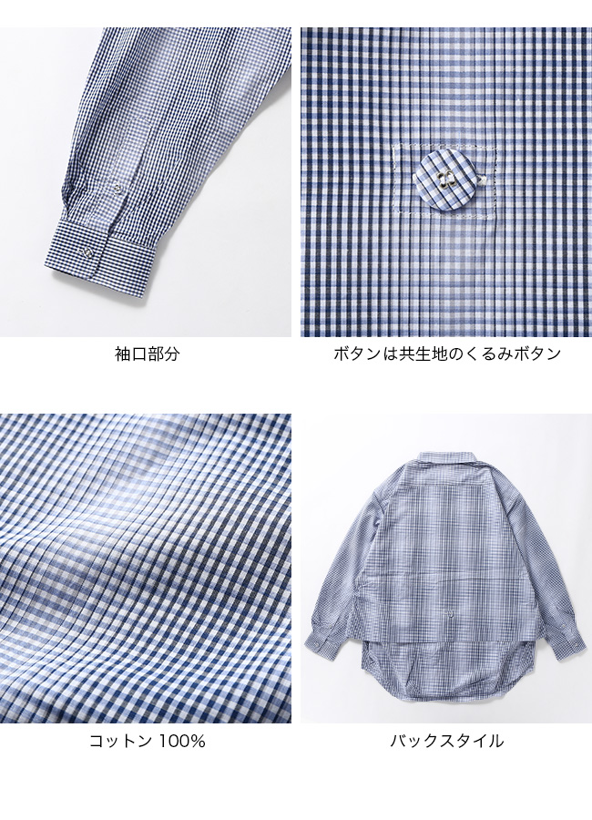 CMF アウトドア ガーメント / カラーレス ウィンドゥペン シャツ COMFY OUTDOOR GARMENT CMF コムフィアウトドアガーメント