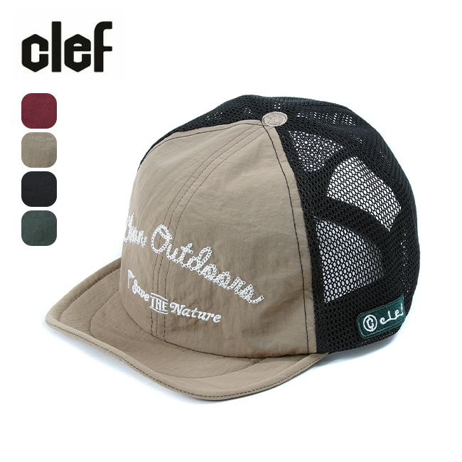 Clef クレ MTトラッカーメッシュB.キャップ ユニセックス メンズ