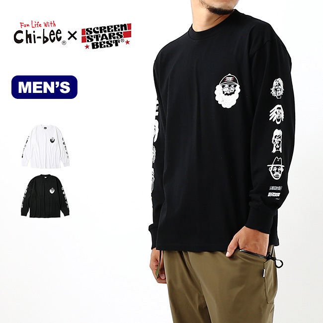 Chi-bee×SCREENSTARS チービー×スクリーンスターズ L/S クルーネックTシャツ CB-B メンズ 2123-SSBTLCBB  トップス 長袖Tシャツ :c46047:OutdoorStyle サンデーマウンテン - 通販 - Yahoo!ショッピング