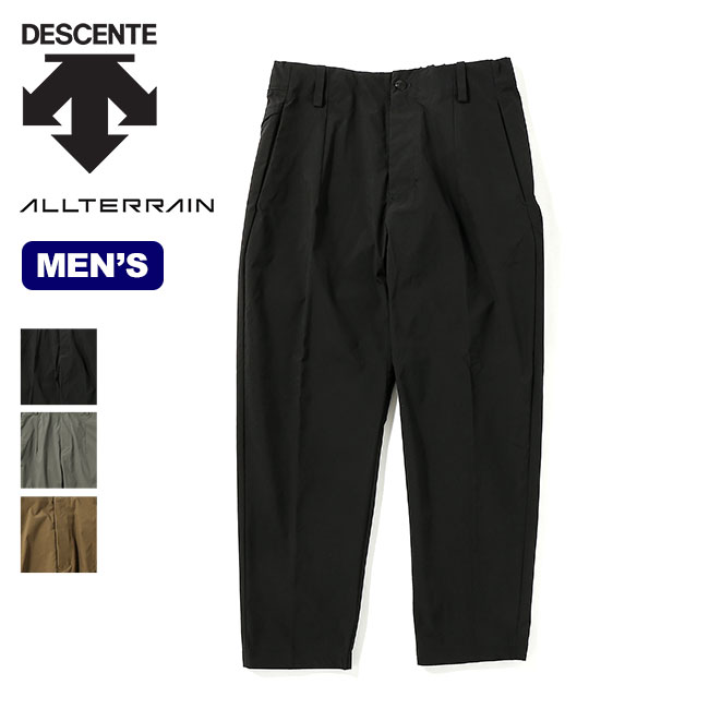 DESCENTE Lサイズ ブラック テーパードパンツ DESCENTE/デサント】Lサイズ S.F.TECH テーパードパンツ トレ