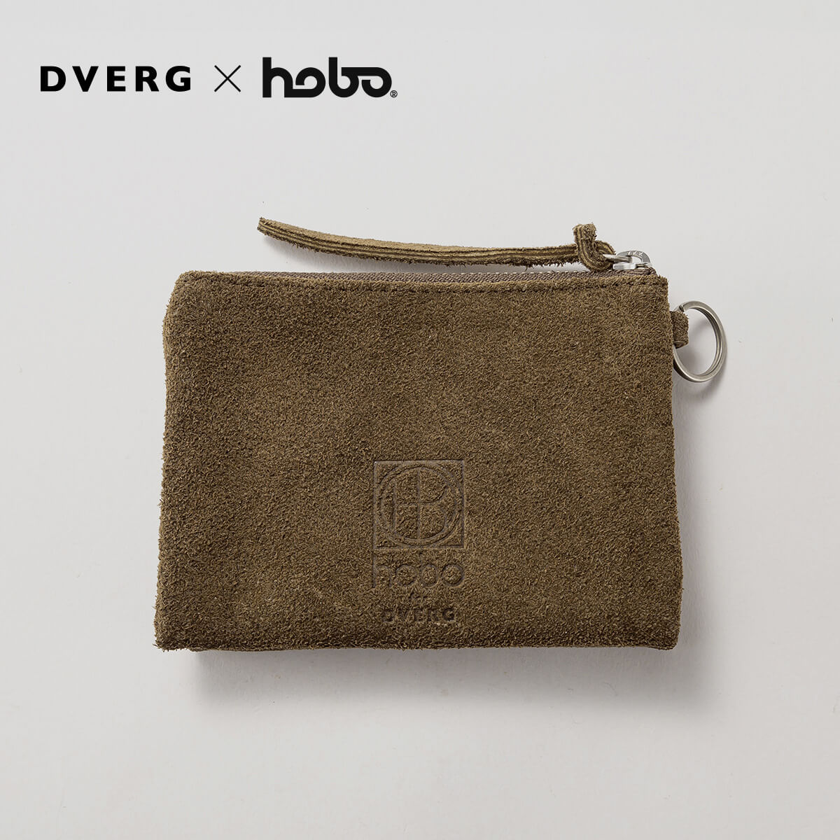DVERG × hobo ドベルグ×ホーボー ZIP CASE WATERPROOF COW SUEDE for