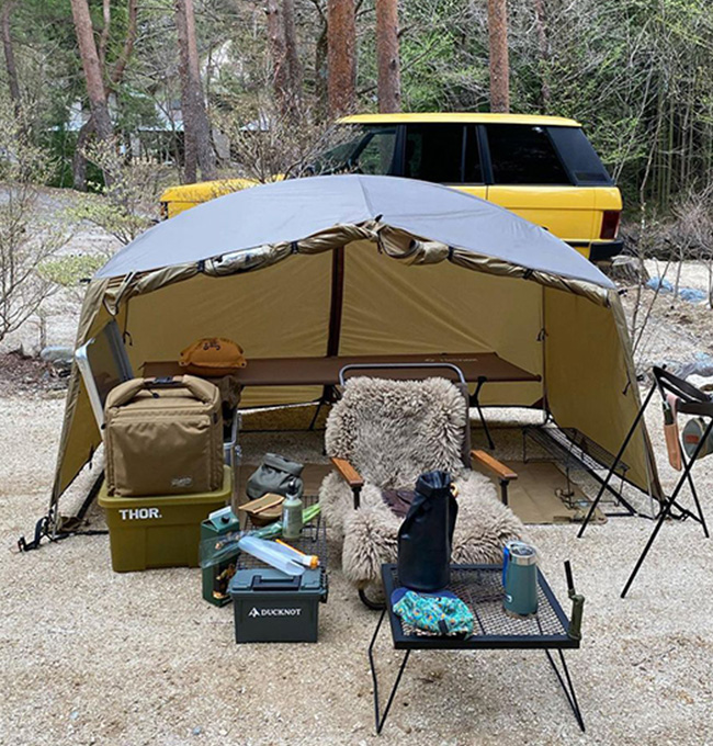 【新品】ダックノット テント ハンティングドーム 2人用 2P ドームテント 自然大好き！ニッチ・リッチ・キャッチ サ ～ タ 行 ドームテント