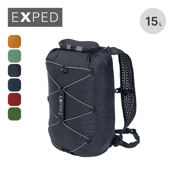 EXPED エクスペド クラウドバースト 15L 396419 バックパック ザック スタッフバッグ ロールトップ 軽量 防水 15L