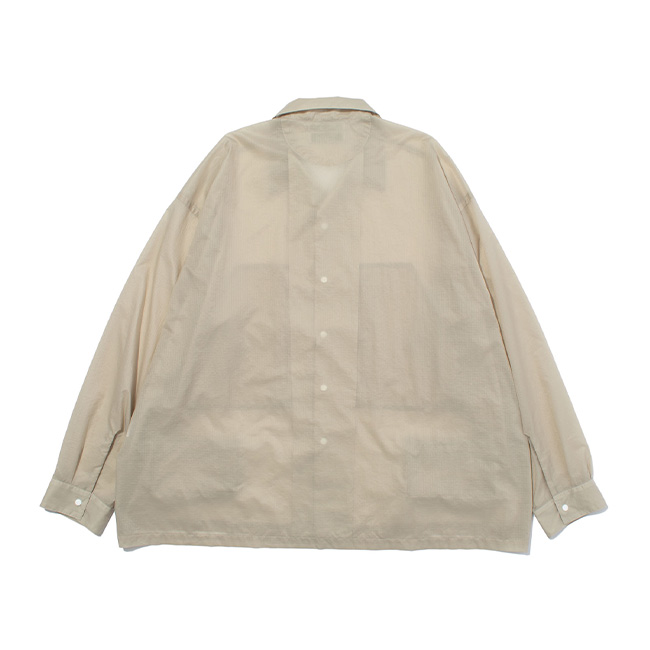 F/CE. エフシーイー 15Dナイロンリップストップシャツ FPA02251U0006