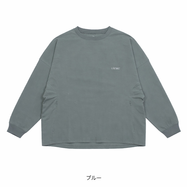 FICE。エフシーイー24SS TWIST PULLOVERプルオーバーシャツ F/CE エフシーイー アンフィビアスロングスリーブT FPA01261U0001