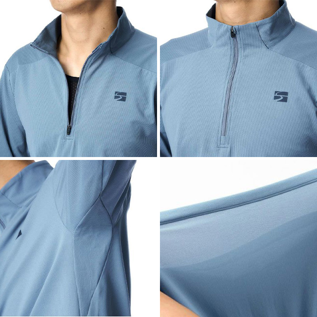 ファイントラック（finetrack） ドラウトクアッドジップネック メンズ