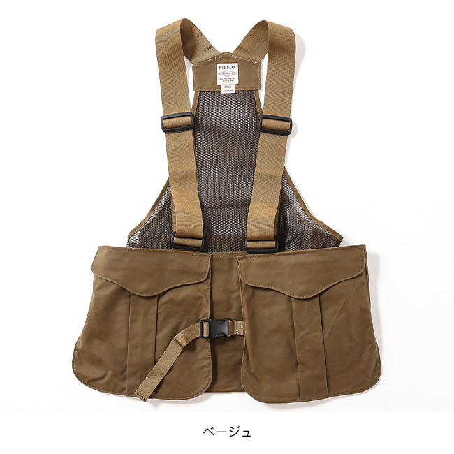 Filson ダック地 ハンティングベスト Filson ハンティング・フィッシングベスト• TIN CLOTH / MESH