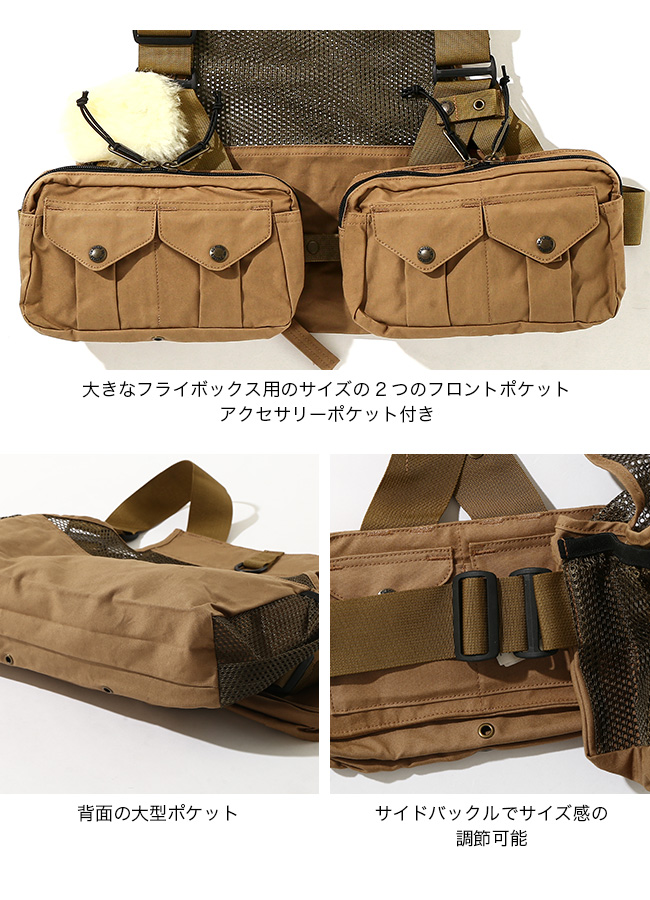 FILSON フィルソン メッシュフィッシングストラップベスト : f30032 : OutdoorStyle サンデーマウンテン - 通販 -  Yahoo!ショッピング