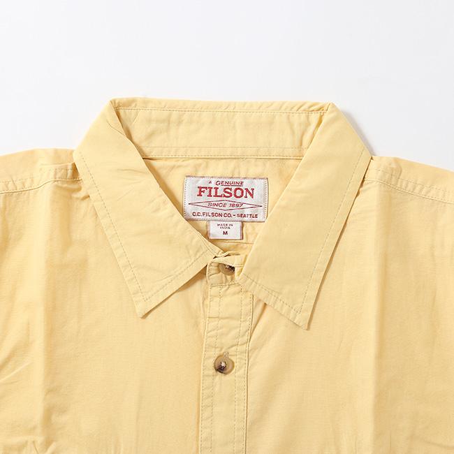 FILSON フィルソン ウォッシュドS/Sフェザークロスシャツ 8050-45-11000 FILSON（フィルソン） ウォッシュドS/Sフェザークロスシャツ 8050-45