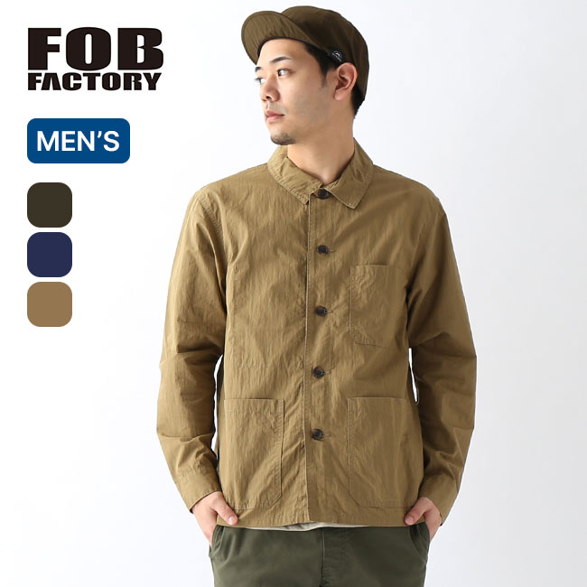FOB FACTORY エフオービーファクトリー フレンチシャツジャケット 2026