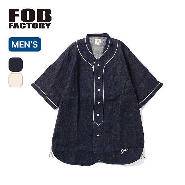 FOB FACTORY エフオービーファクトリー ベースボールシャツ : サンデー